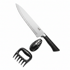 Kit Faca Churrasco Inox em fundo branco