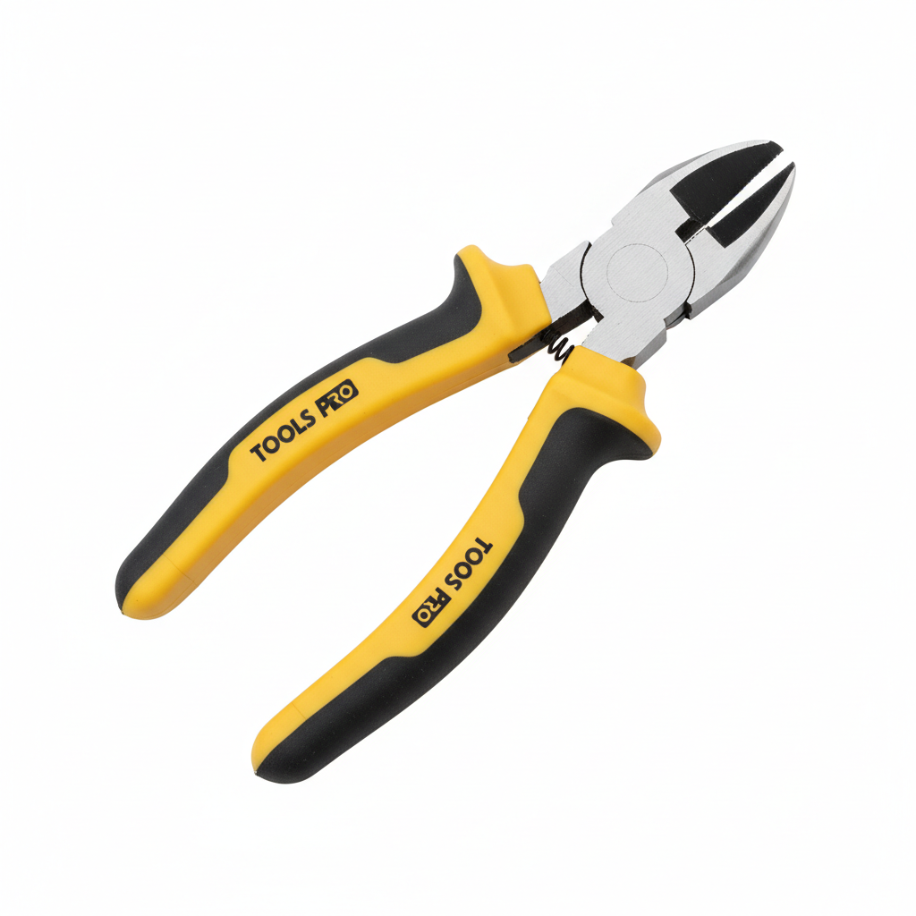 Alicate de Corte Cabo Amarelo e Preto