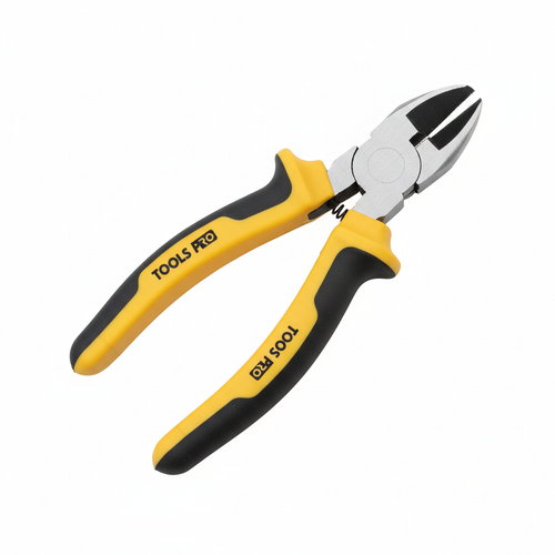 Alicate de Corte Cabo Amarelo e Preto