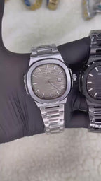 Relógio Patek Philippe Nautilus — Minimalista | Todas as Gravações | Fecho Duplo