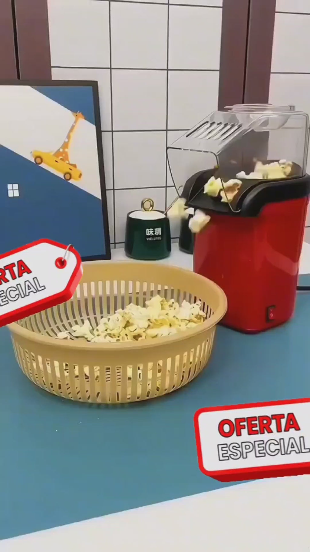 Mini Pipoqueira Elétrica