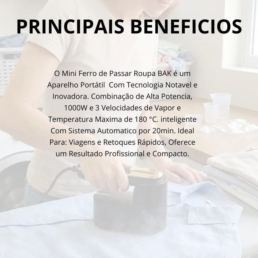 Mini ferro de passar