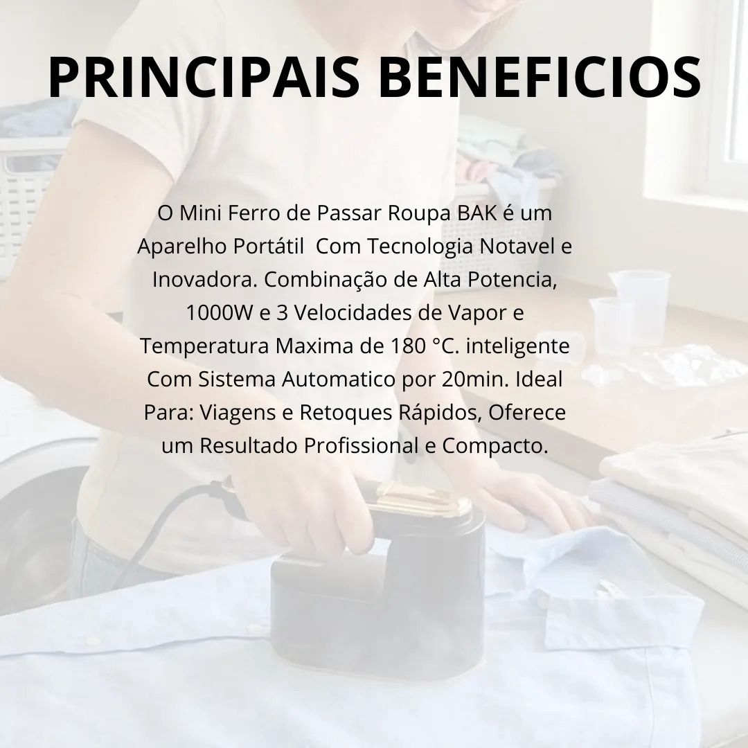 Mini ferro de passar