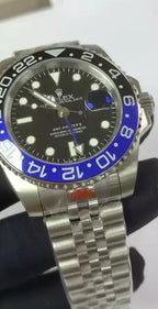 Rolex Gmt Master 2 Batman 40mm Pulseira Jubileu Automático