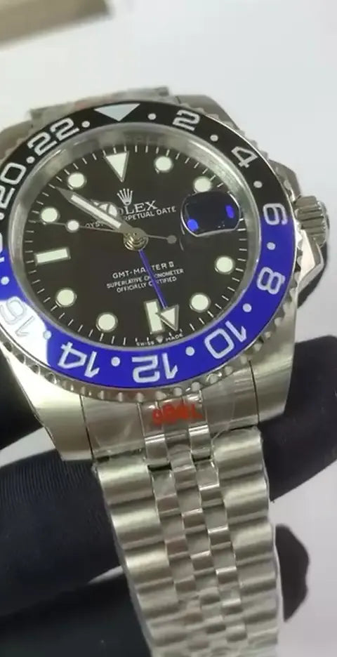 Rolex Gmt Master 2 Batman 40mm Pulseira Jubileu Automático