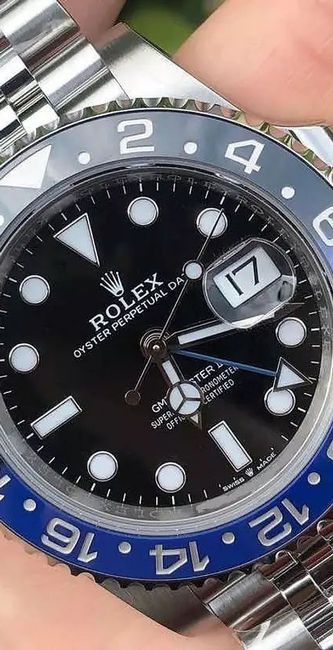 Rolex Gmt Master 2 Batman 40mm Pulseira Jubileu Automático