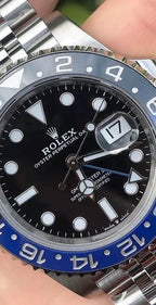 Rolex Gmt Master 2 Batman 40mm Pulseira Jubileu Automático