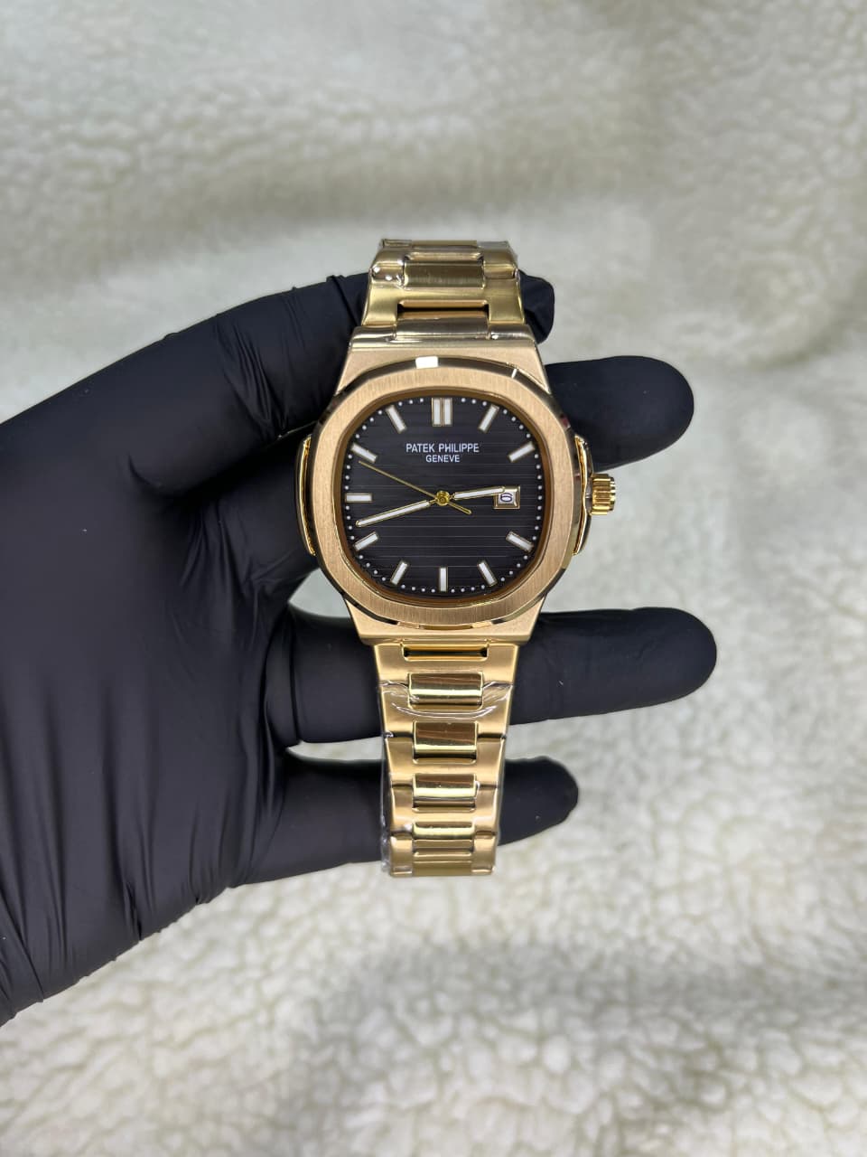 Relógio Patek Philippe Nautilus — Minimalista | Todas as Gravações | Fecho Duplo