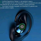 Fone Bluetooth TWS H'Maston com Case Carregador