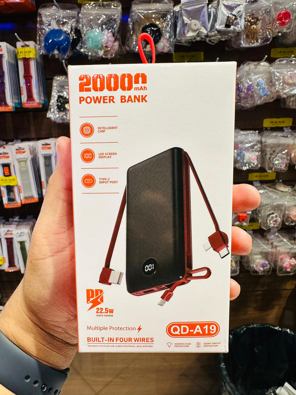 Power Bank 20000mAh 33W Carregamento Rápido