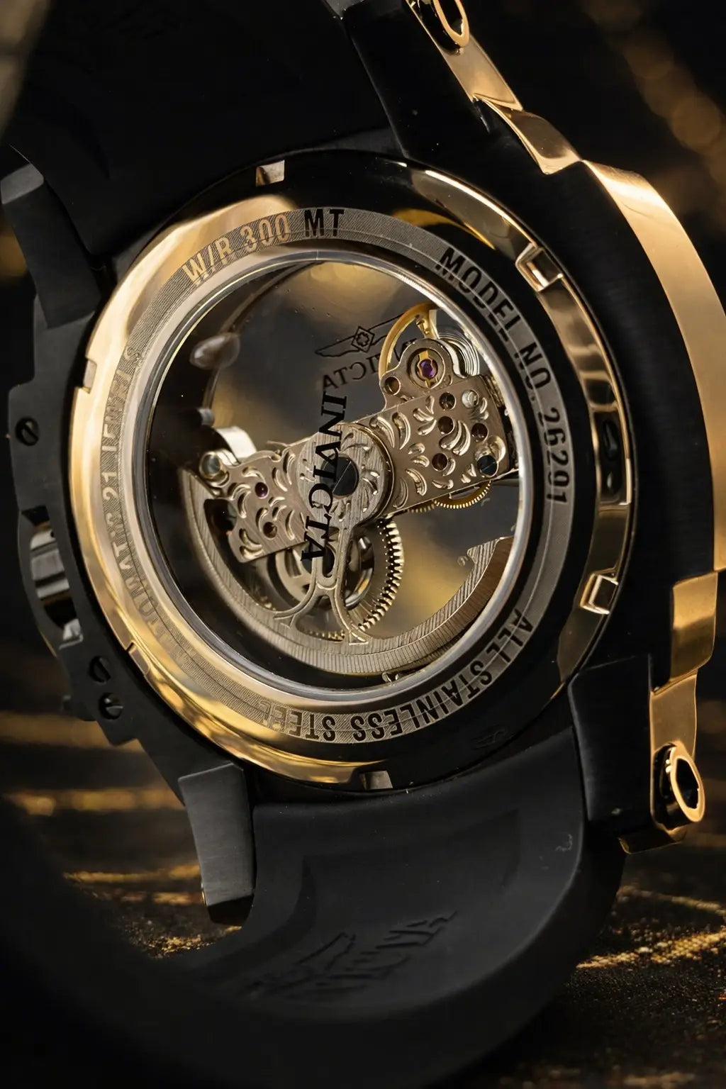 NOVIDADE 2026 Relógio Invicta Coalition Forces Automático Todo Preto e Dourado Luxo e Destaque + FRETE GRÁTIS