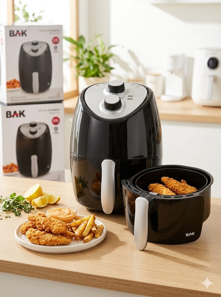 Air Fryer BAK - Controle de Temperatura