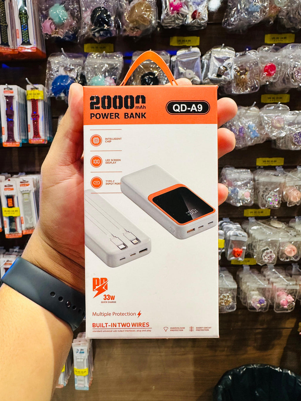 Power Bank 20000mAh 33W Carregamento Rápido