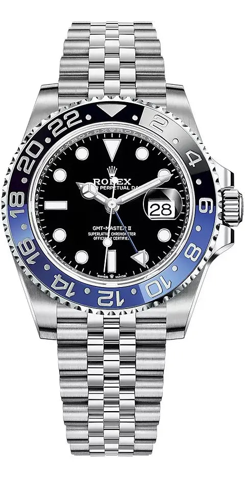 Rolex Gmt Master 2 Batman 40mm Pulseira Jubileu Automático