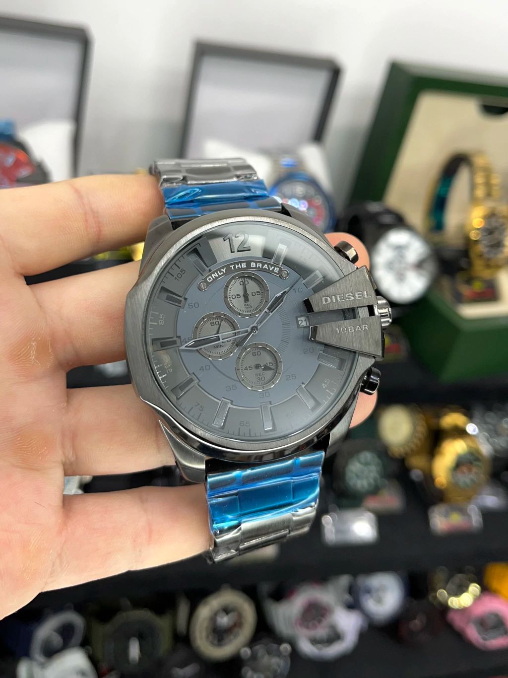 Relógio Diesel Mega Chief Exclusive Limited Edition | Aço 904L | À Prova D'Água