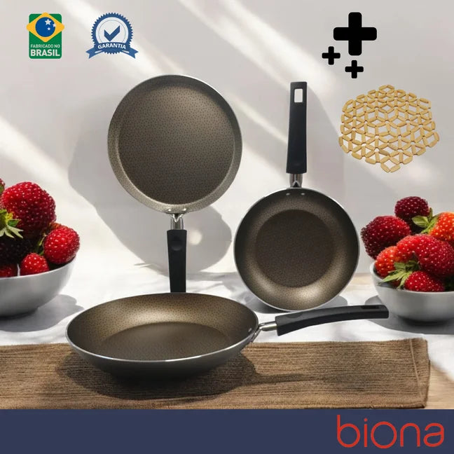 Kit Frigideira 3 Peças